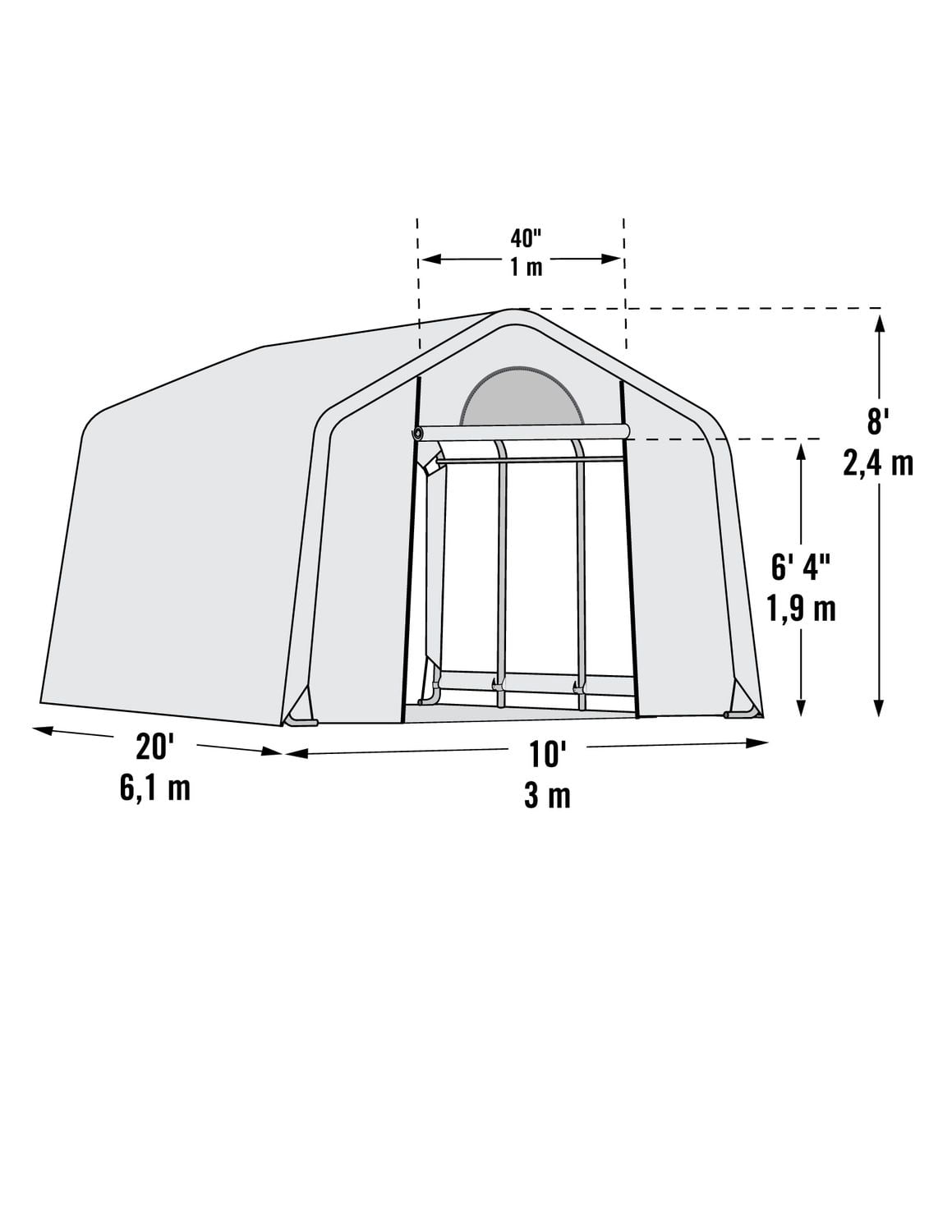 Shelterlogic firewood seasoning shed sale