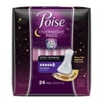 thumbnail image 5 of Poise Overnight Incontinence Pads, Ultimate Absorbency, Extra Coverage, 24 Count, 5 of 5
