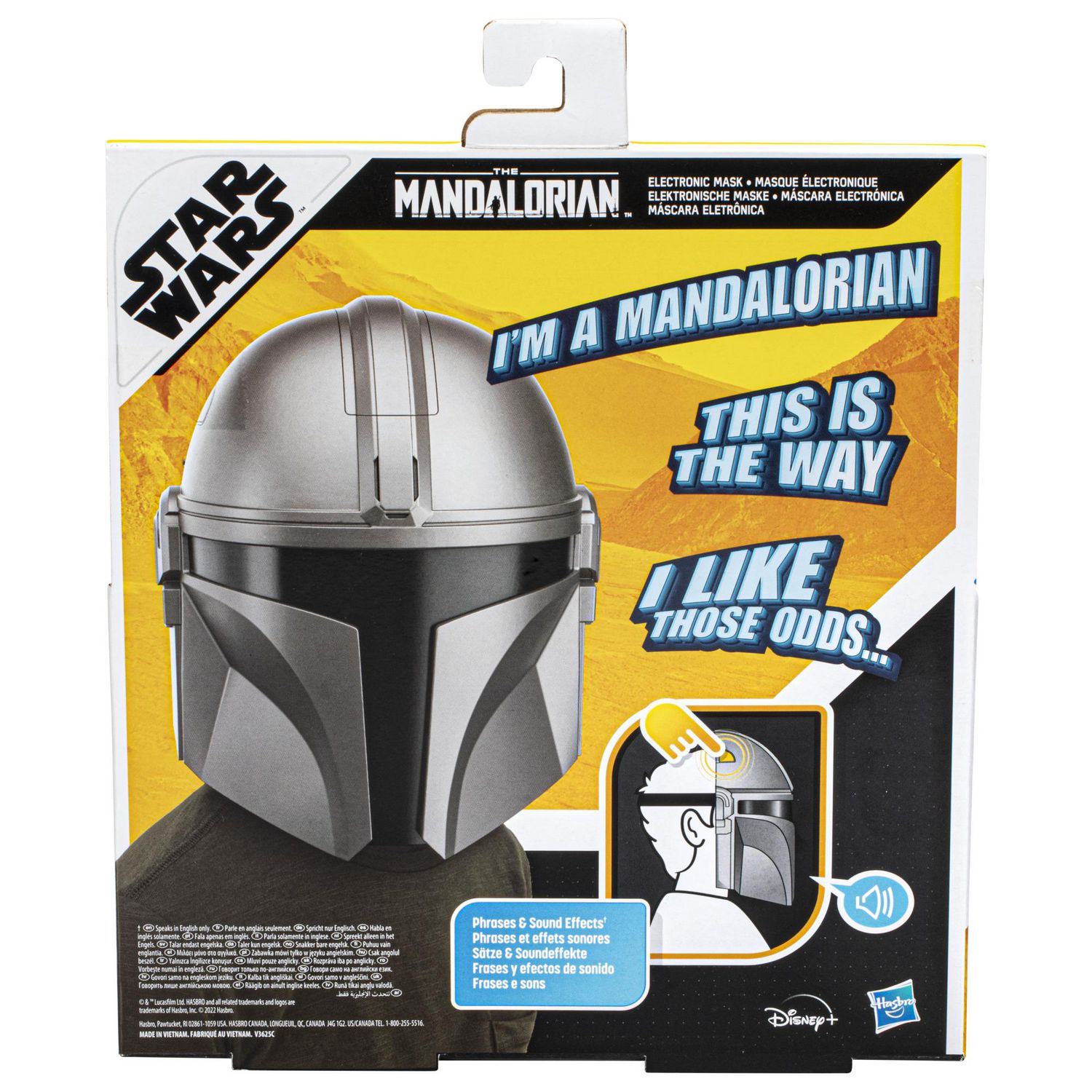 Star Wars Toys The Mandalorian Electronic Mask, Kids Roleplay Toys 