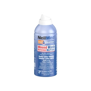 NeilMed Neilcleanse WoundWash, Solution saline stérile 6oz