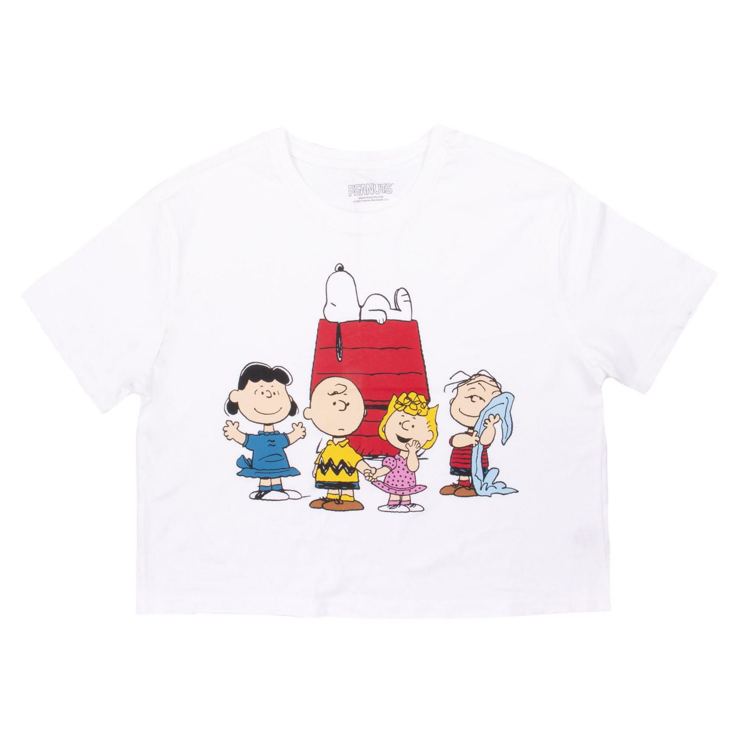 Peanuts Haut à manche courte avex épaules dénudees  pour femmes