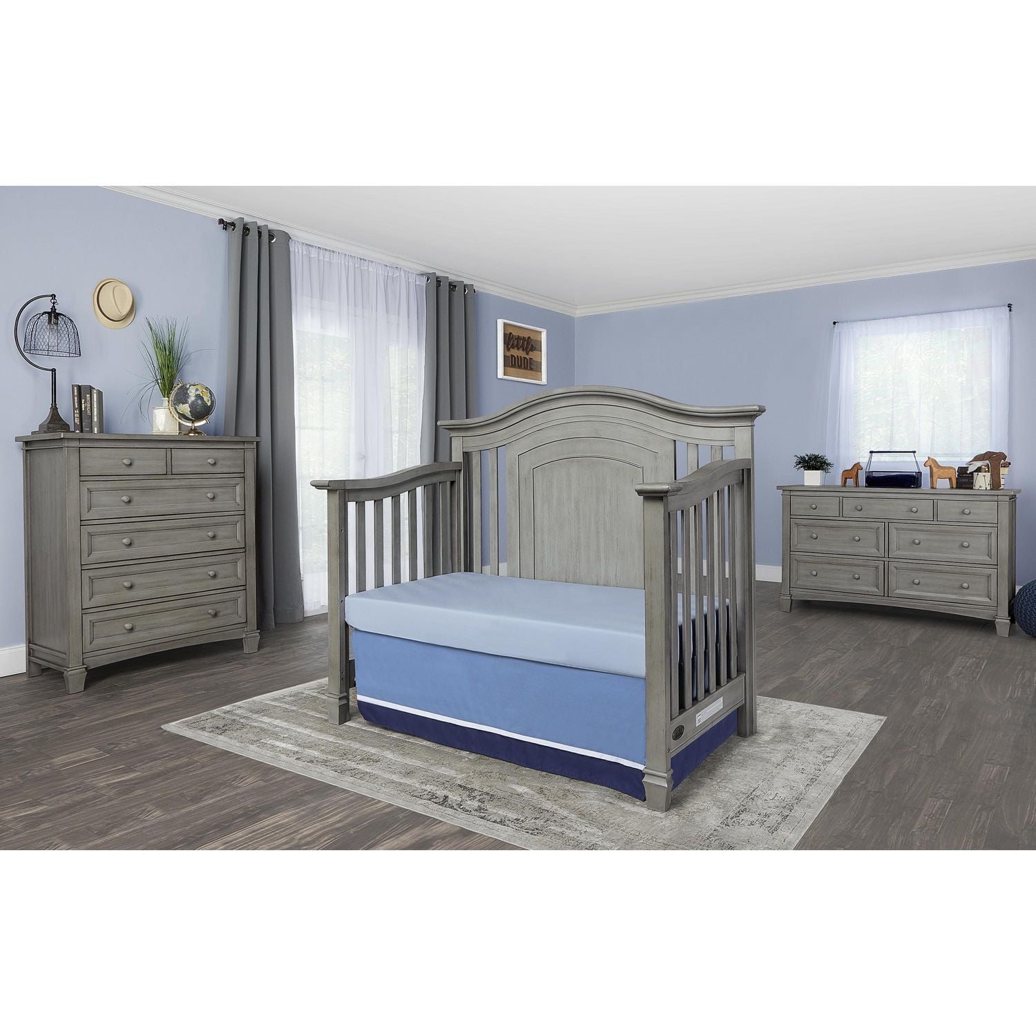 Evolur Fairbanks 5 in 1 Convertible Crib Model 821 Walmart