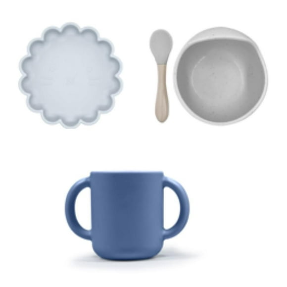 Toddler Set - Blue Ensemble 4 pièces - Bleu