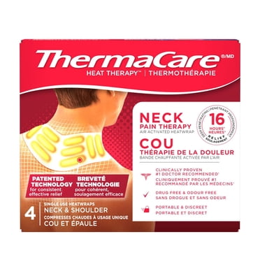 Thermacare Heatwrap Advanced Neck Pain Therapy, 4 count