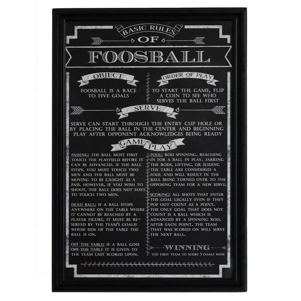 Décoration murale « Foosball Rules » de Hathaway