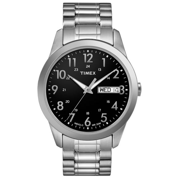 Montre Timex South Street Bracelet Extensible en Acier Inoxydable