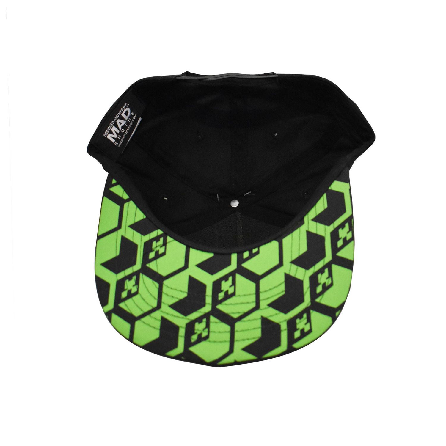 Men's Minecraft Creeper Many Faces Snapback