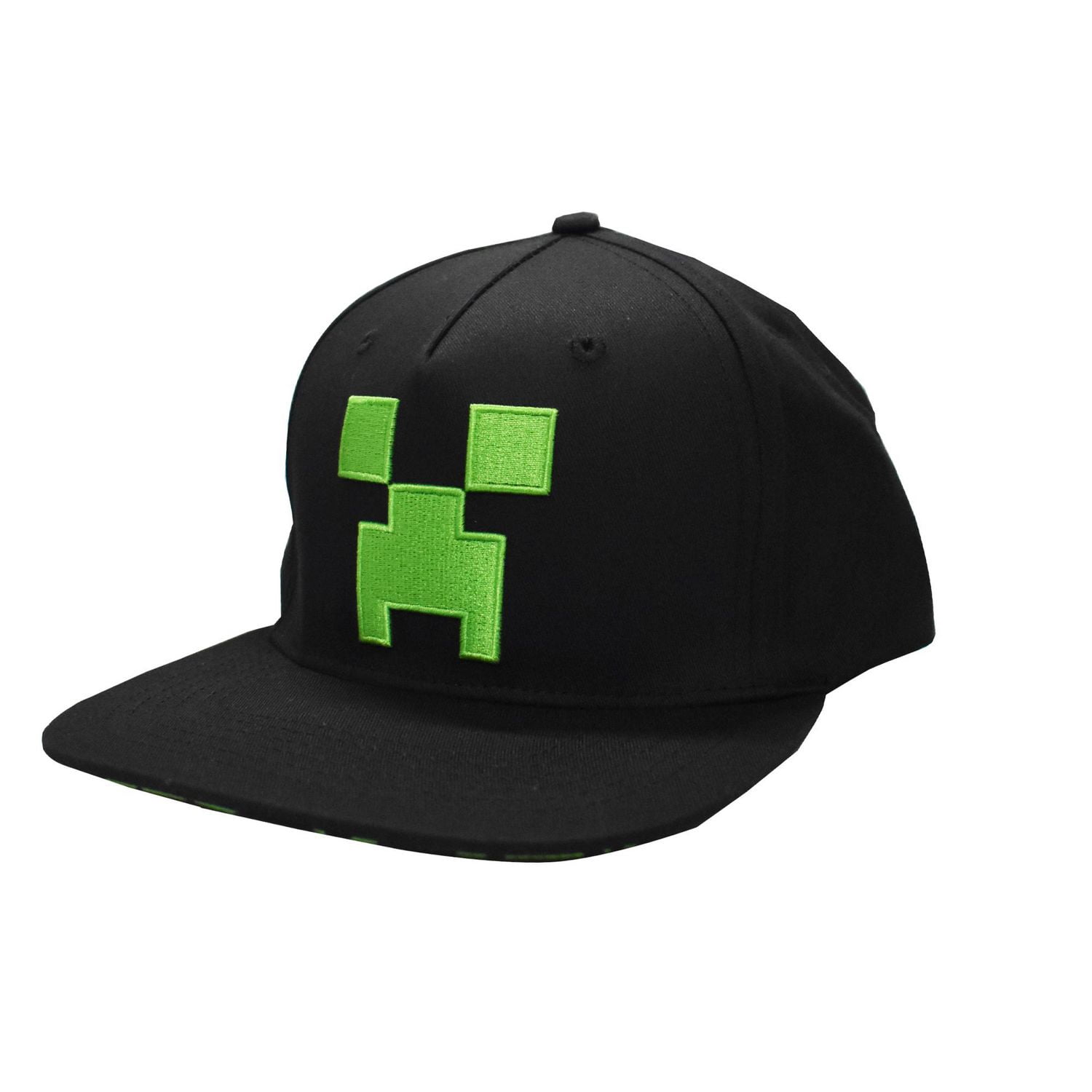 Men's Minecraft Creeper Many Faces Snapback