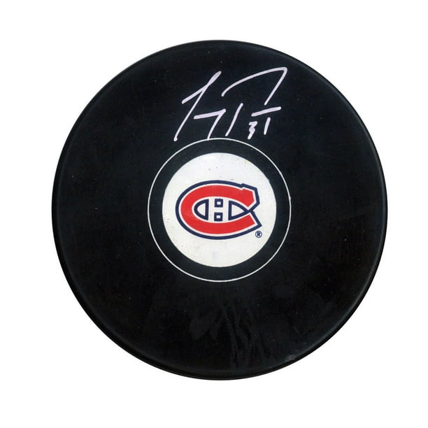 Palet autographié par Carey Price des Canadiens de Montréal de Frameworth Sports