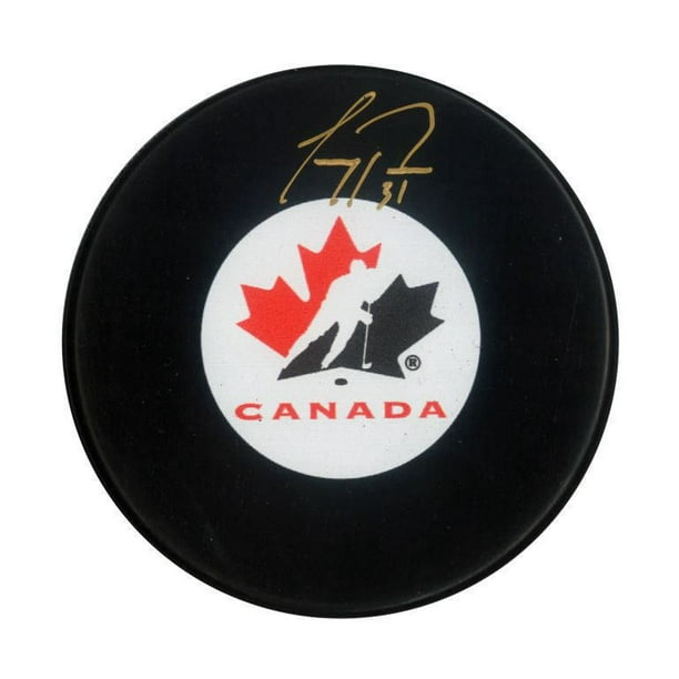 Palet autographié par Carey Price d'Équipe Canada de Frameworth Sports