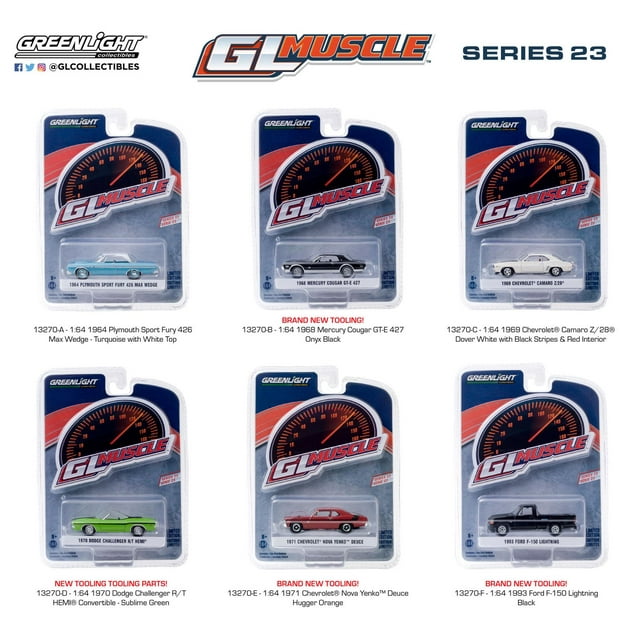 GreenLight 1:64 Muscle Jouet Véhicules Série