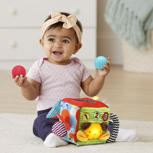 Cube sensoriel bébé - Bébé découverte - 3 mois