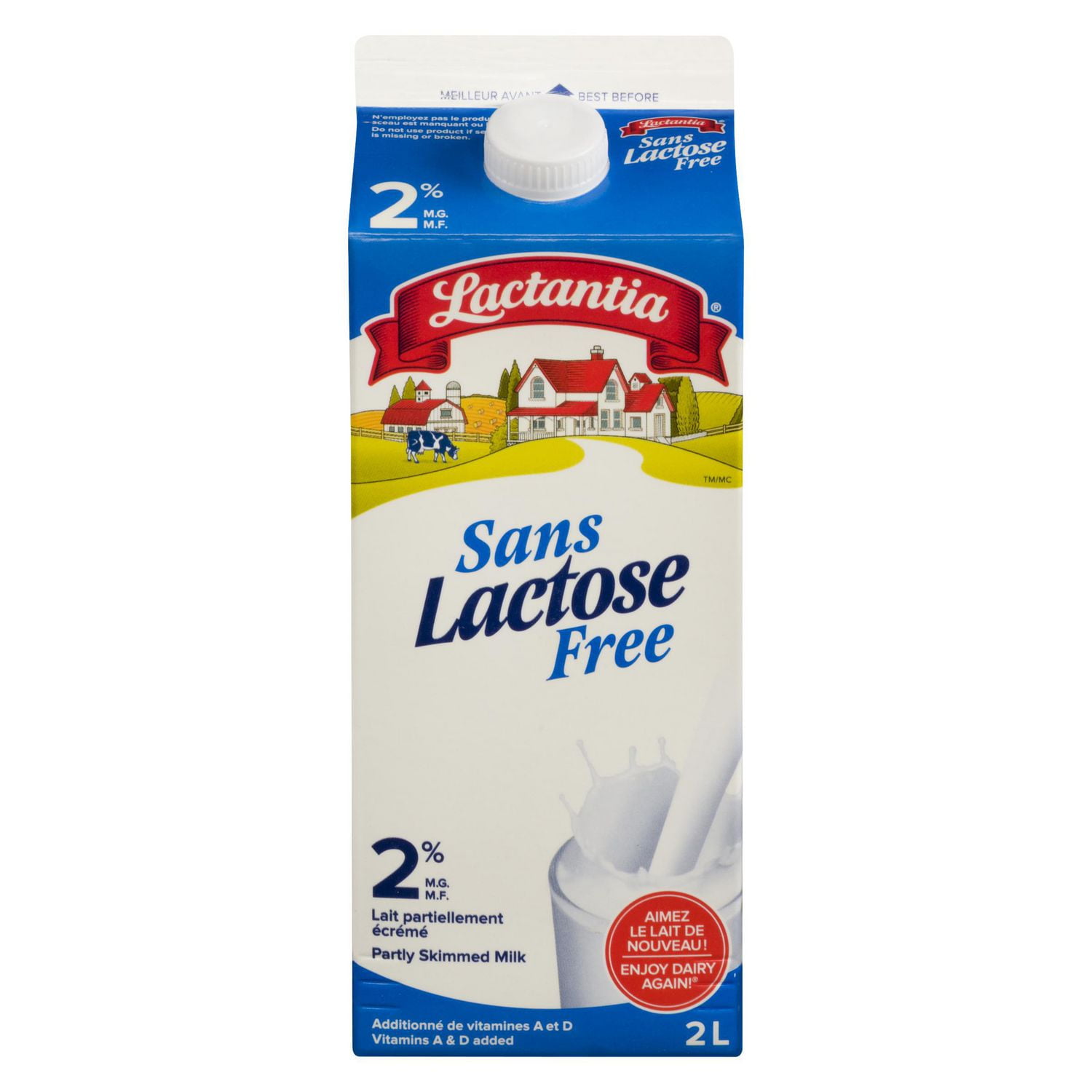 Lactantia Lactose Free 2 Milk 2L Walmart Canada