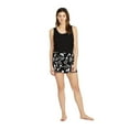 thumbnail image 3 of Mexx Women’s Plus Size Black and White Floral Pattern Pyjama Set, 3 of 6