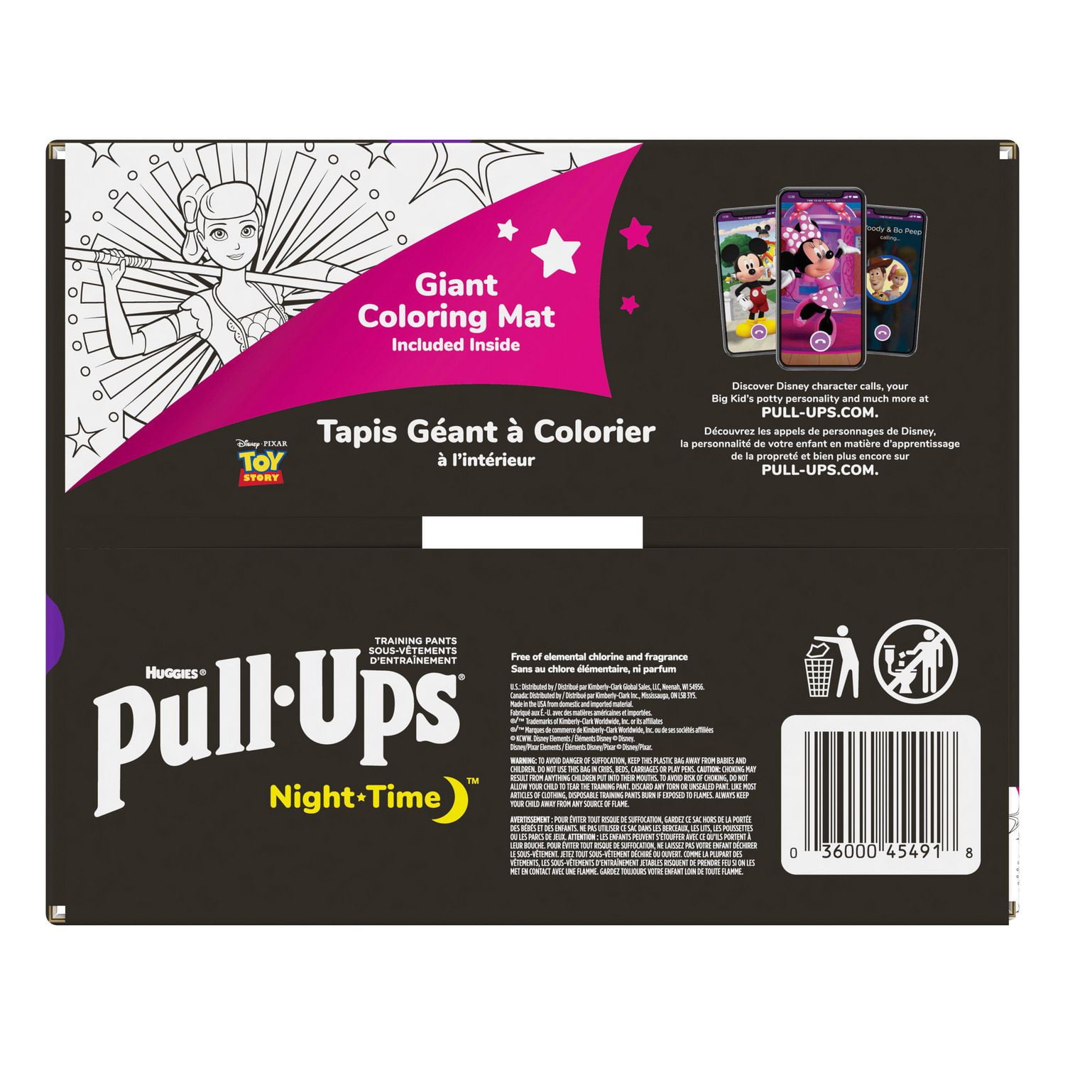 Pull-Ups Night-time Training Pants for Girls, 3T-4T, 60 Count (Packaging  May Vary) : : Baby