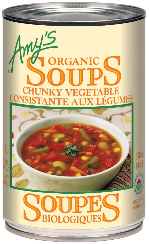 Amy's Kitchen Organic Chunky Vegetable Soup Walmart Canada