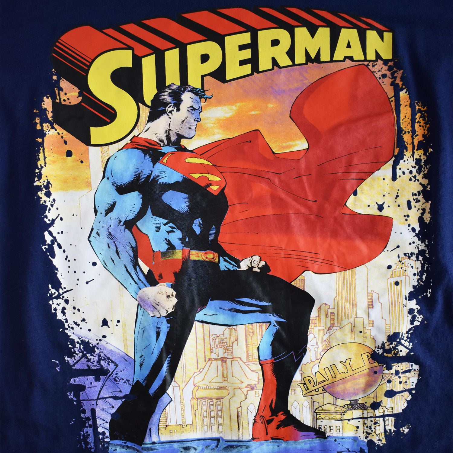 Superman t shirt clearance walmart