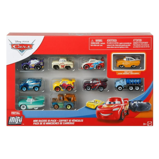 Disney Pixar Cars Mini Racers 10-Pack Vehicles 