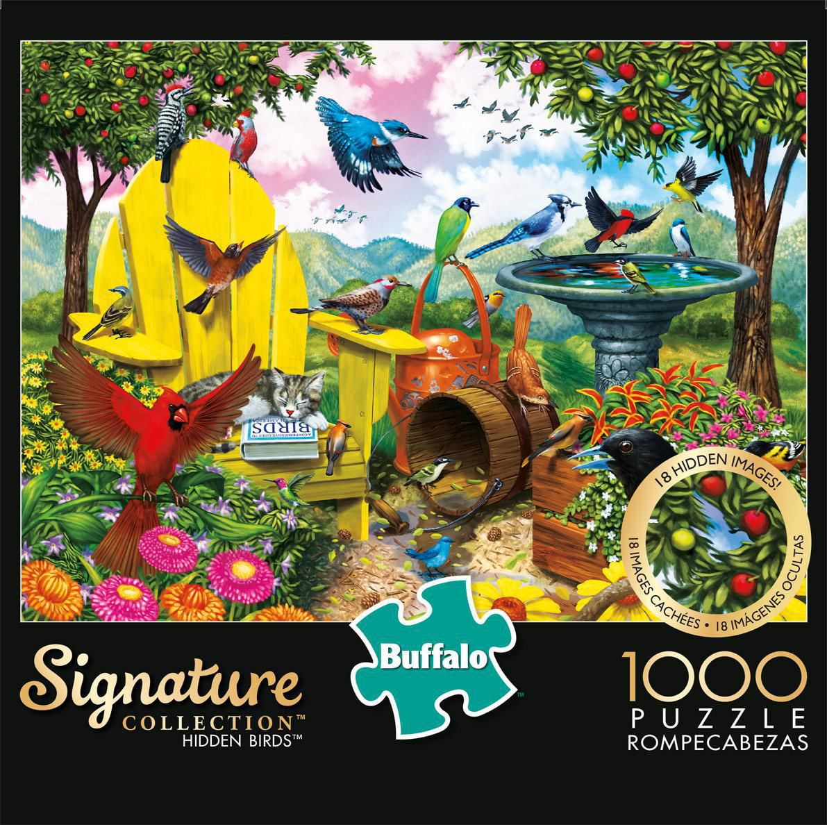 Buffalo Games Signature Collection Hidden Birds 1000 Piece Jigsaw