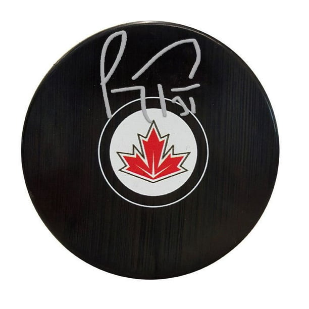 Rondelle Frameworth Sports de la Coupe du monde de hockey 2016 autographiée par Carey Price d'Équipe Canada