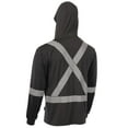 thumbnail image 2 of Forcefield Hooded Long Sleeve Ultrasoft Technical Tee, 2 of 3