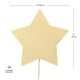 Applique murale enfichable à 1 ampoule en forme d’étoile Stella, jaune – image 2 sur 8