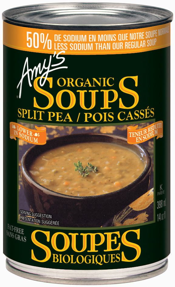 Amy's Kitchen Organic Low Sodium Split Pea Soup Walmart Canada