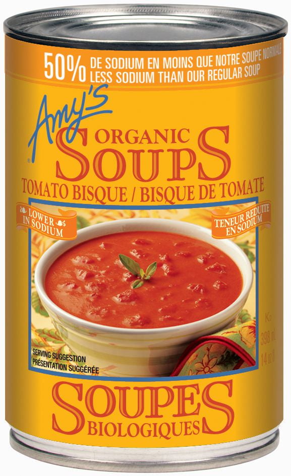 Amy's Kitchen Organic Low Sodium Tomato Bisque Walmart Canada