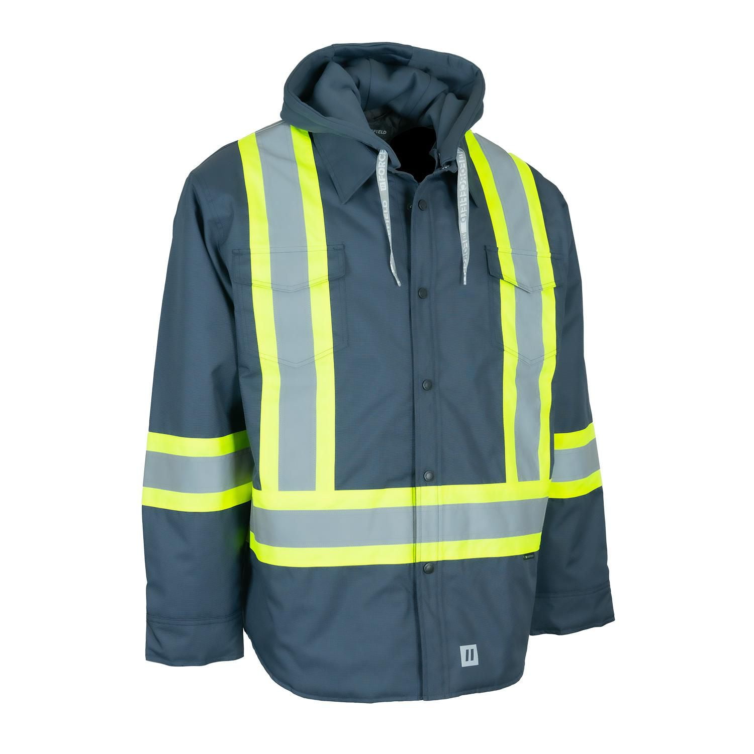 Veste à capuche Forcefield Hi-Vis avec amovible