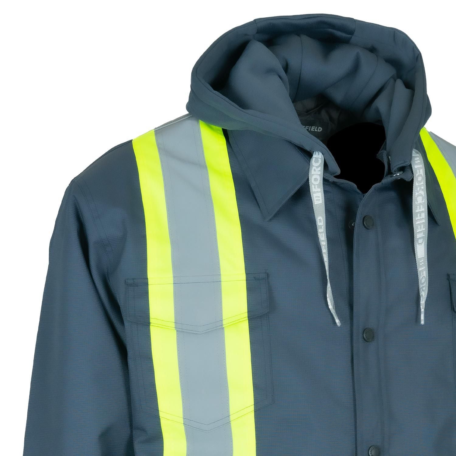 Veste à capuche Forcefield Hi-Vis avec amovible