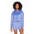 thumbnail image 1 of No Boundaries Women's Velour Hoodie, 1 of 6