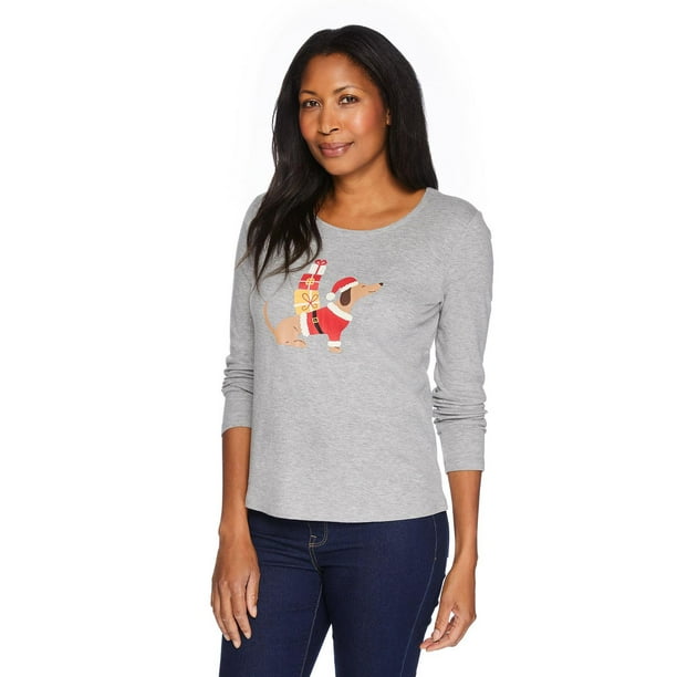 Penmans Women's Long Sleeve Christmas Tee - Walmart.ca