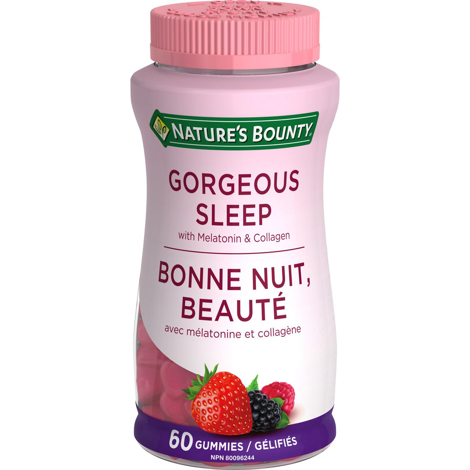 NATURE'S BOUNTY Gorgeous Sleep With Melatonin & Collagen, Re-sets Sleep-wake Cycle