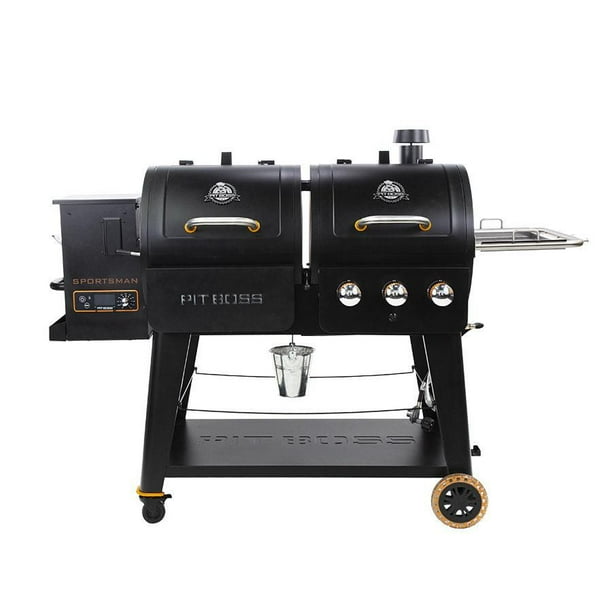 Pit Boss Sportsman 1230 Pellet/Gas Combo Grill Walmart.ca