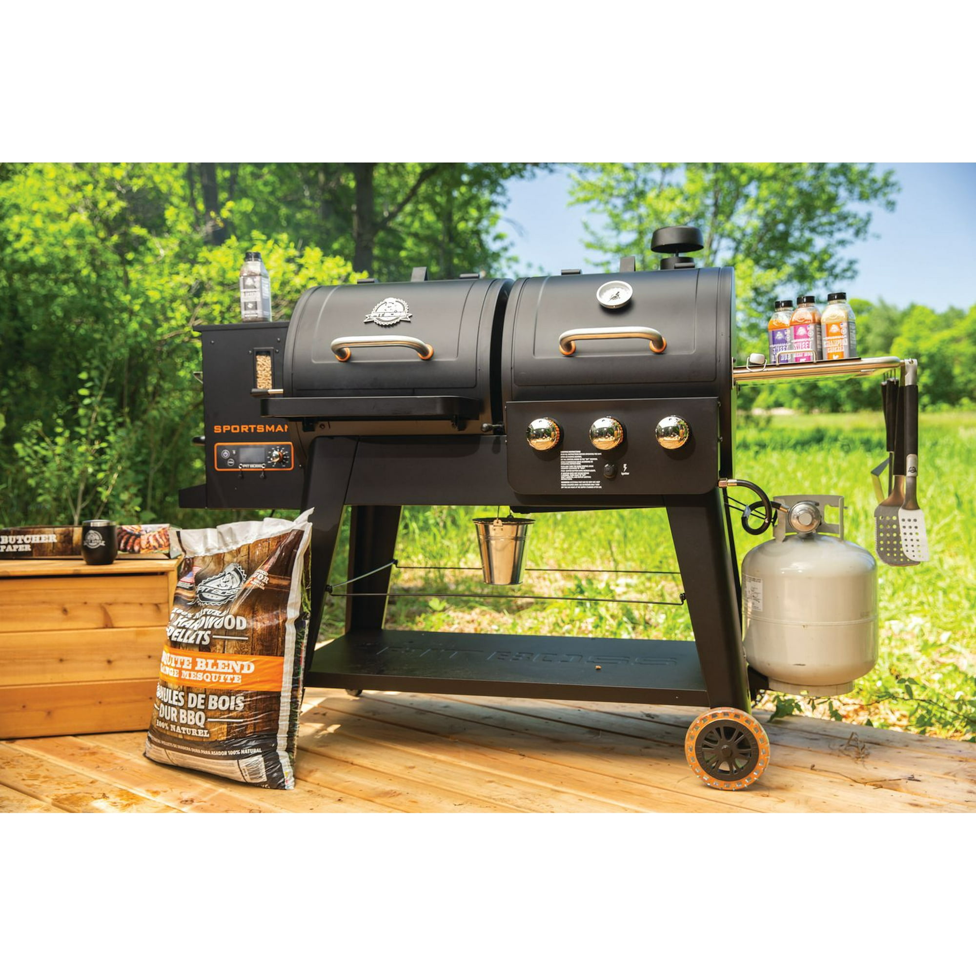 Pit Boss 1230 - Combo Grill – Luxe Barbeque Company