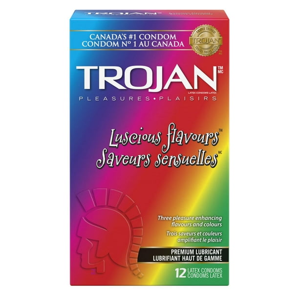 Condoms Trojan Lubrifiant haut de gamme Saveurs Sensuelles