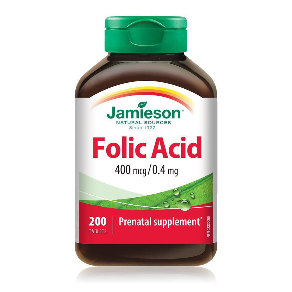 Jamieson Folic Acid 400 mcg/ 0.4 mg