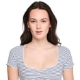 thumbnail image 4 of T-shirt rayé No Boundaries pour femmes, 4 of 6