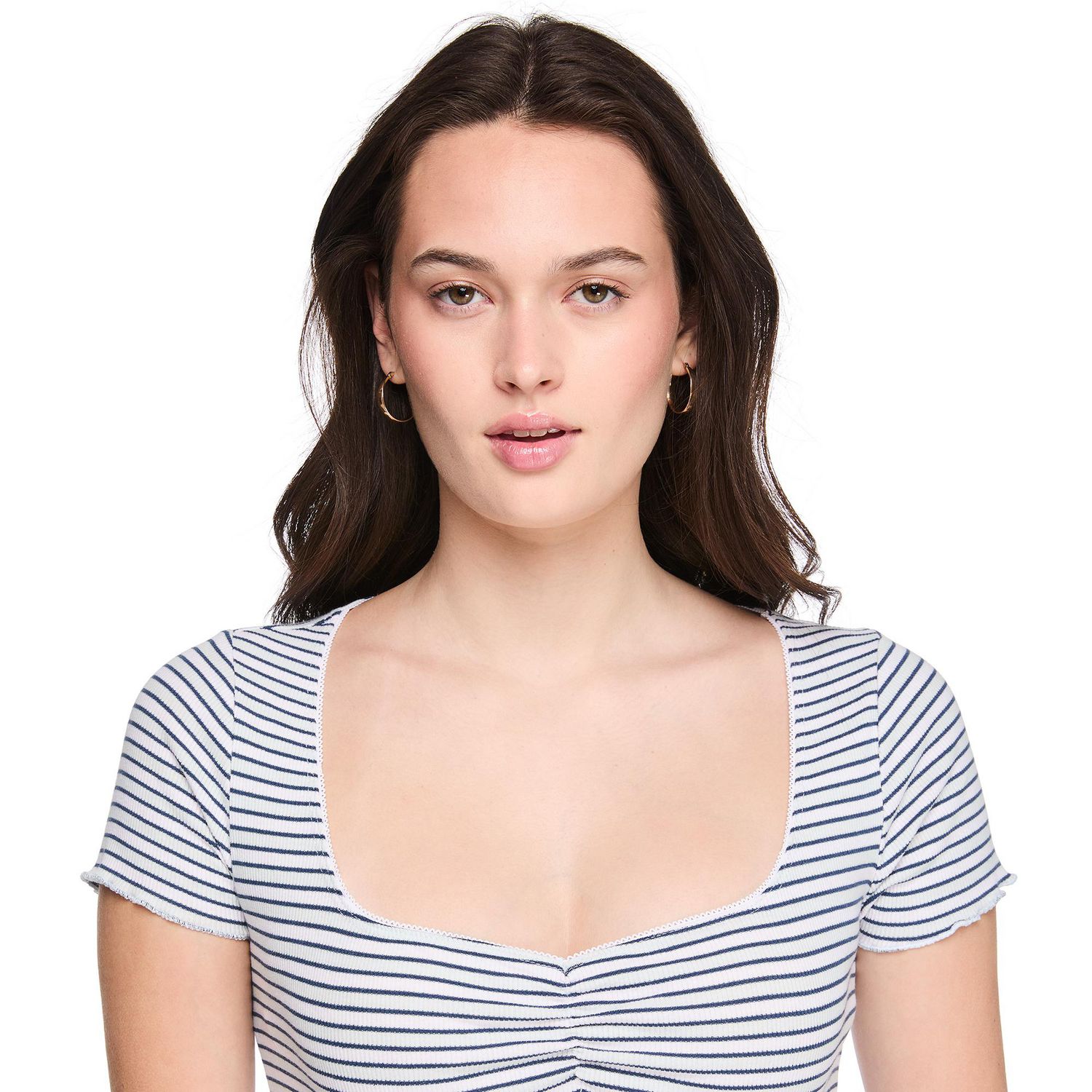 T-shirt rayé No Boundaries pour femmes
