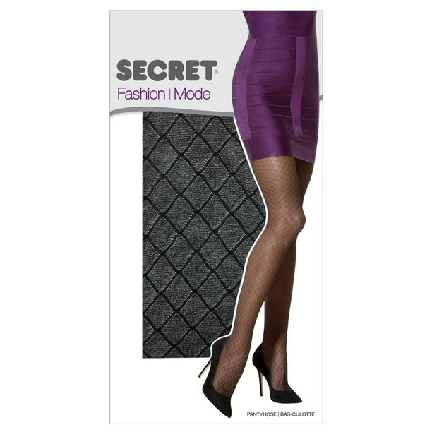 Secret® Diamond Pattern Fashion Pantyhose 1pk 
