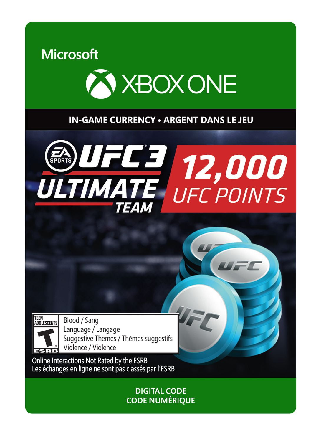 Ufc 3 на xbox one сколько весит