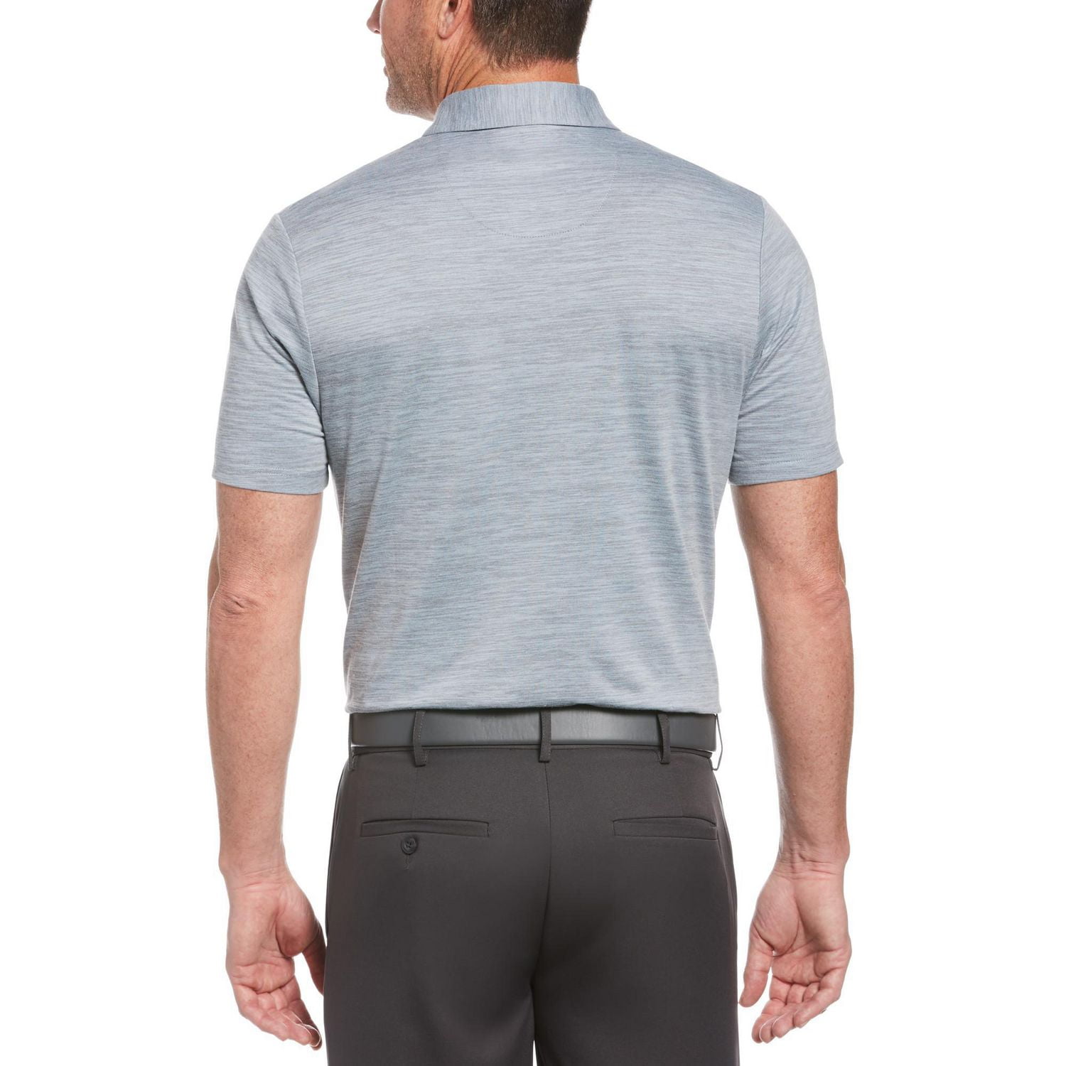 Polo à manches courtes Birdseye pour homme avec poche tropicale