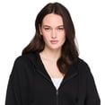 thumbnail image 4 of No Boundaries Women's Oversized Full Zip Hoodie, 4 of 6