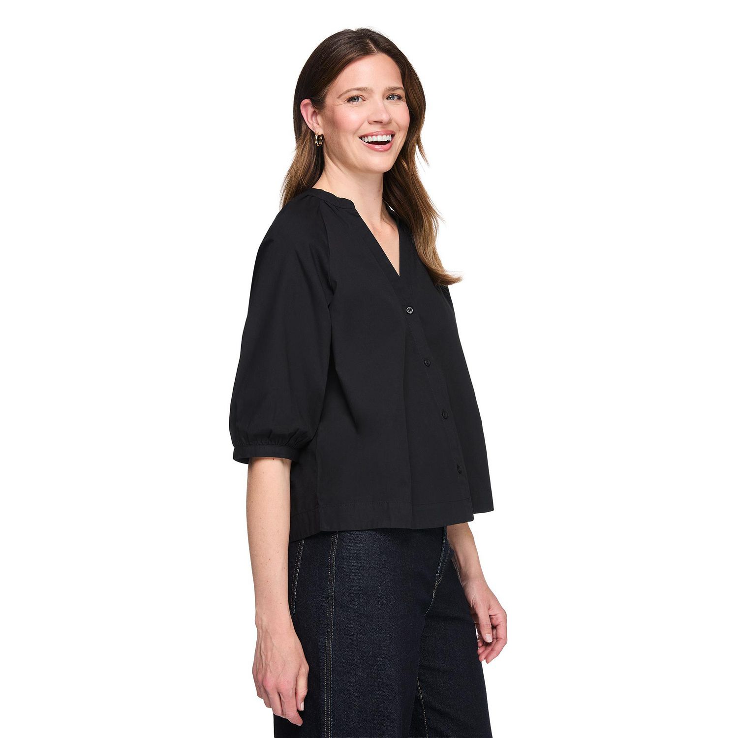 Chemisier à manches bouffantes George pour femmes
