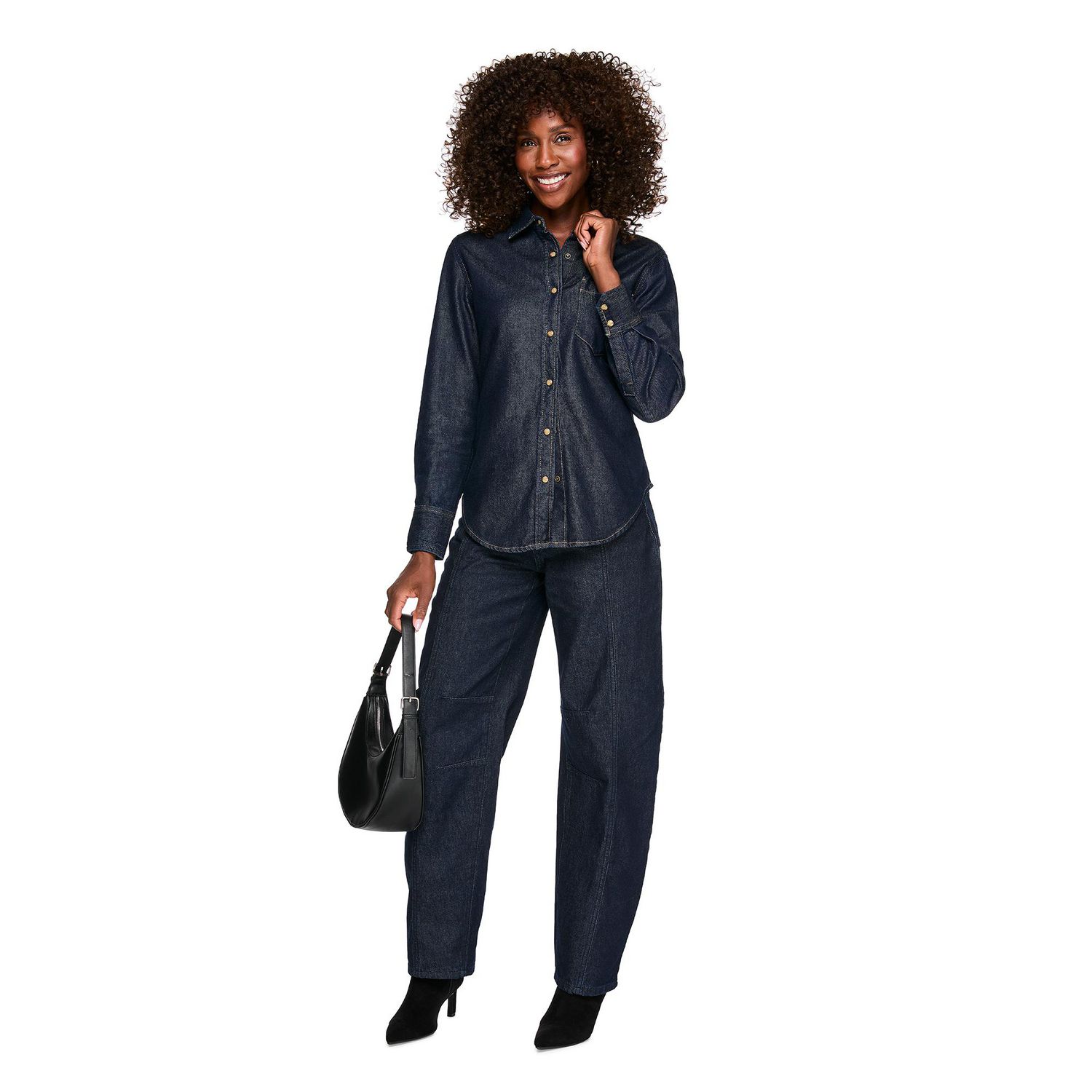 Chemise en denim George pour femmes