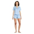 thumbnail image 1 of George Women's Satin Pajama 2-Piece Set, 1 of 6
