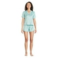 thumbnail image 1 of George Women's Satin Pajama 2-Piece Set, 1 of 6
