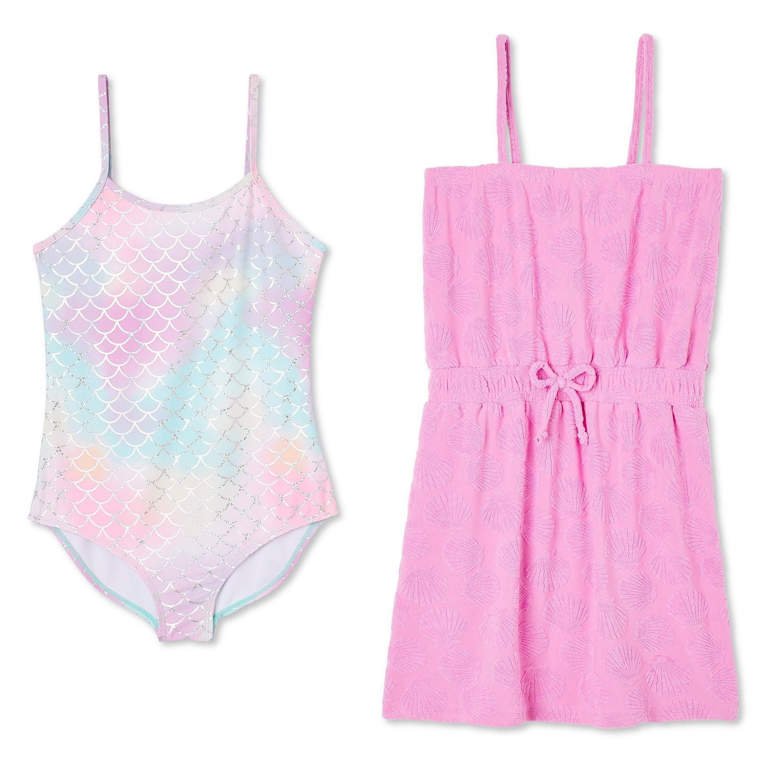 Bmagical Girls' Swimsuit Cover-Up 2-Piece Set