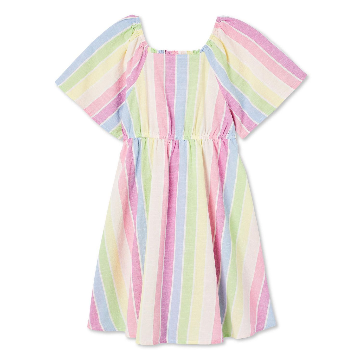 George Girls' Flutter Sleeve Dress, Sizes 4-16