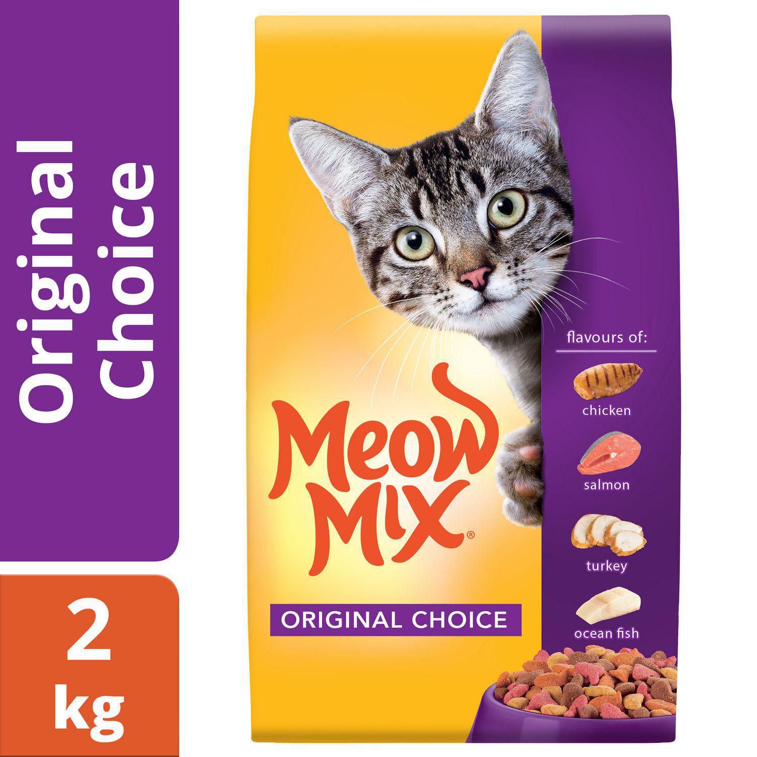 Meow Mix Original Choice Cat Food 2kg Walmart Canada